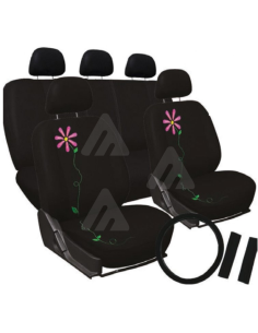 Set completo coprisedile summer flower 2