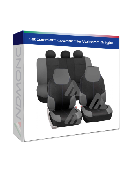 Set completo coprisedile Vulcano Grigio