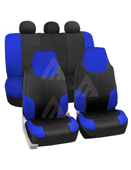 Set completo coprisedile Vulcano Blu