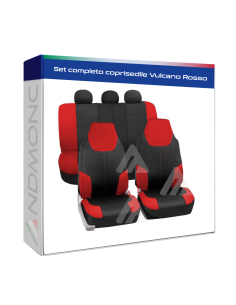 Set completo coprisedile Vulcano Rosso