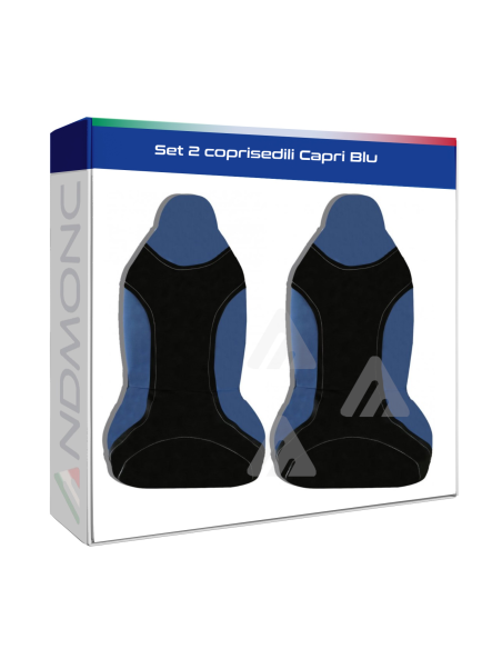 Set 2 coprisedili Capri Blu