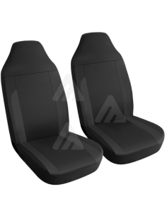 Set 2pz. coprisedile nizza Nero Anteriore 2