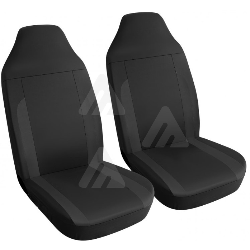 Set 2pz. coprisedile nizza Nero Anteriore
