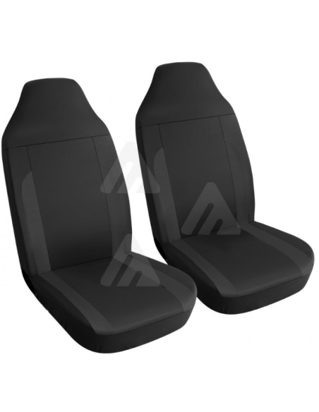 Set 2pz. coprisedile nizza Nero Anteriore