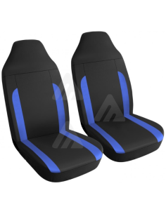 Set 2pz. coprisedile nizza Blu Anteriore 2