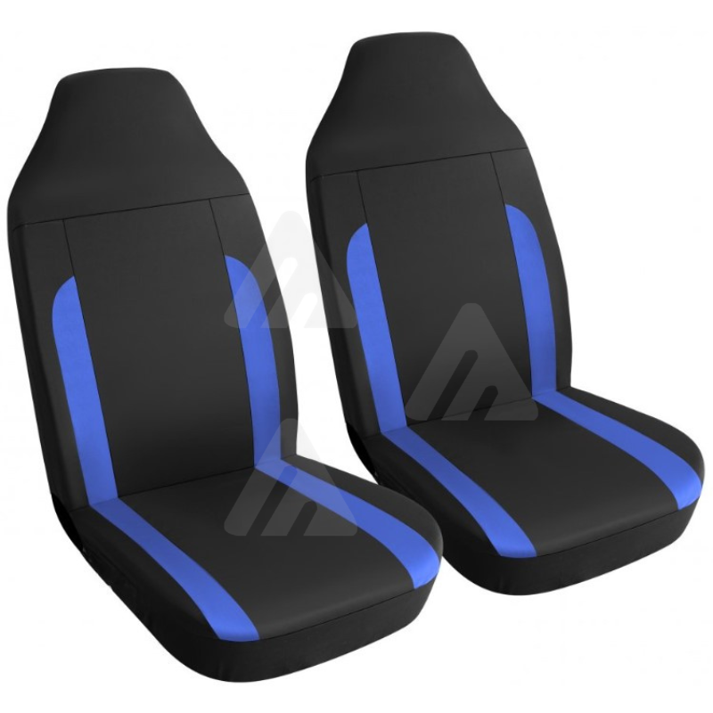 Set 2pz. coprisedile nizza Blu Anteriore