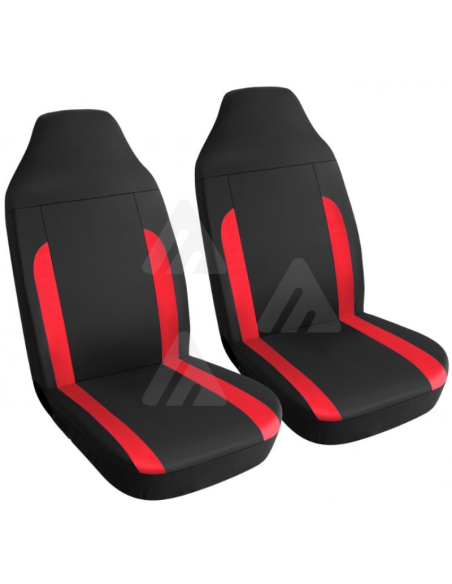 Set 2pz. coprisedile nizza Rosso Anteriore