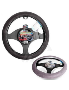 Coprivolante per auto universale Grigio/Nero 38x8.5cm 2