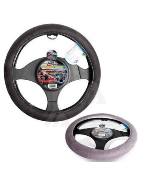 Coprivolante per auto universale Grigio/Nero 38x8.5cm