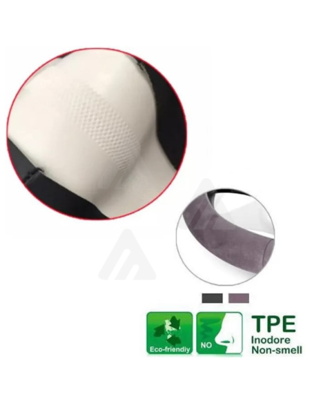 Coprivolante per auto universale Grigio/Nero 38x8.5cm