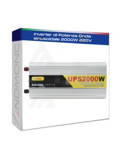 Inverter di Potenza Onda sinusoidale 2000W 220V