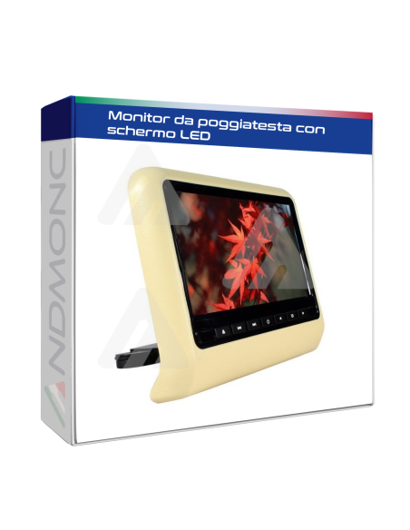 Monitor da poggiatesta con schermo LED