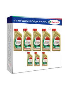 8 Litri Castrol Edge 5W-30 Formula completamente sintetica