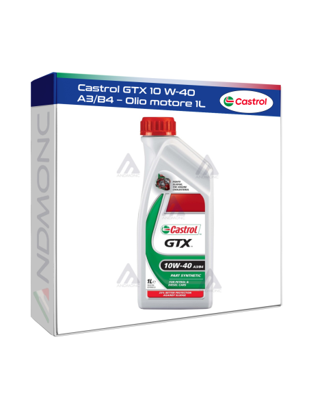 Castrol GTX 10 W-40 A3/B4 – Olio motore 1L