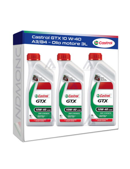 Castrol GTX 10 W-40 A3/B4 – Olio motore 3L