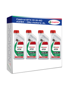 Castrol GTX 10 W-40 A3/B4 – Olio motore 4L