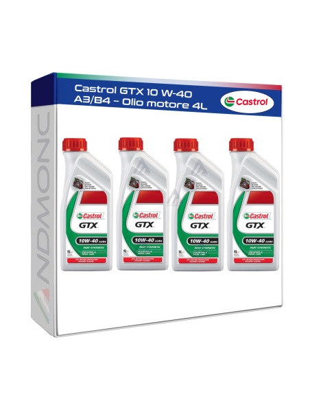 Castrol GTX 10 W-40 A3/B4 – Olio motore 4L