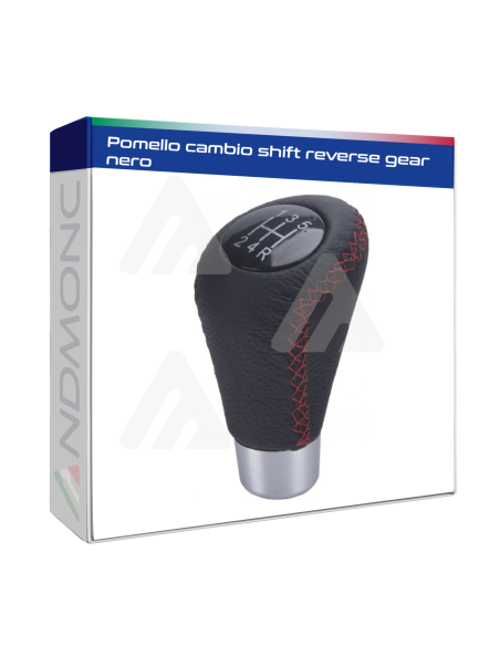 Pomello cambio shift reverse gear nero