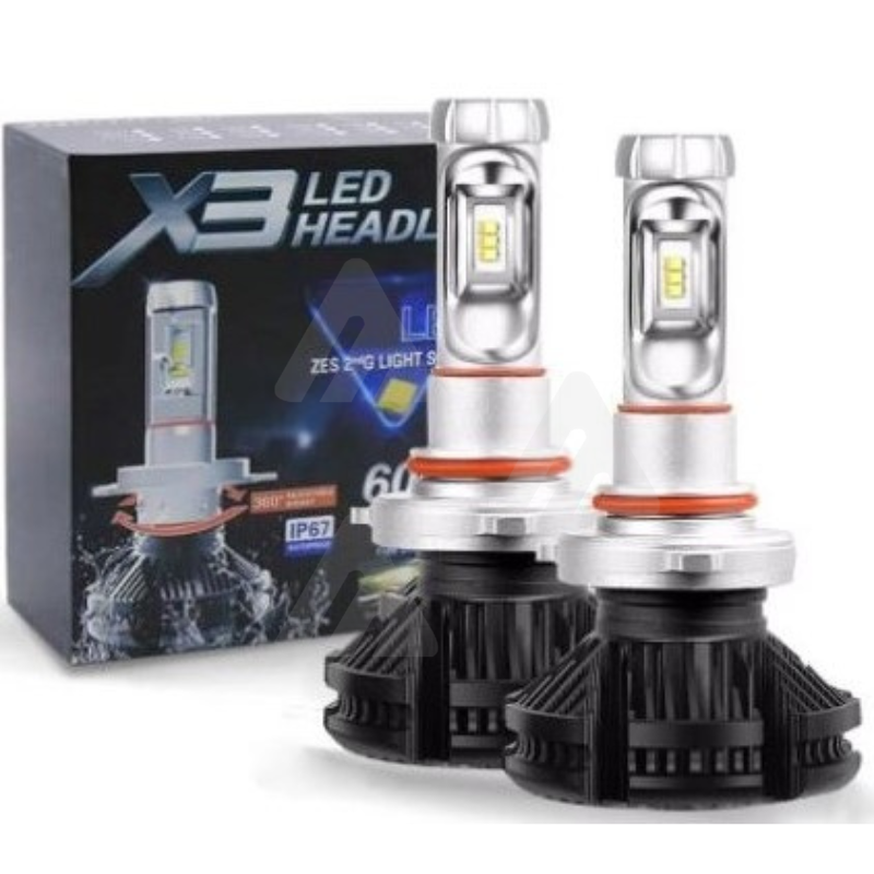 Kit luci led C6 H4 6000LM 60W 6000K