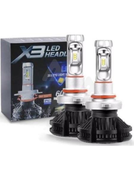 Kit luci led C6 H4 6000LM 60W 6000K