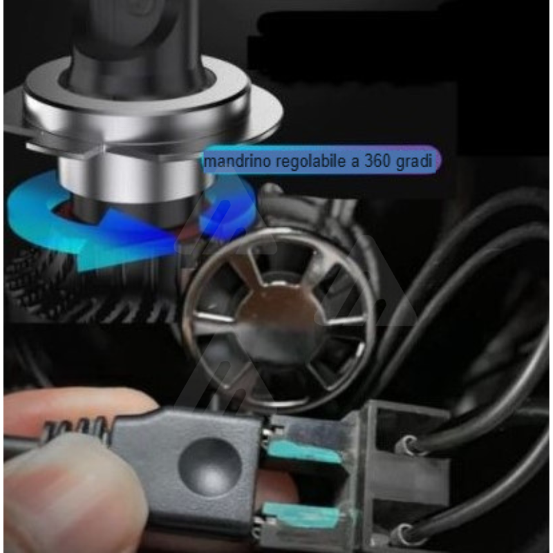 Kit luci led H7 15000 LM 100W