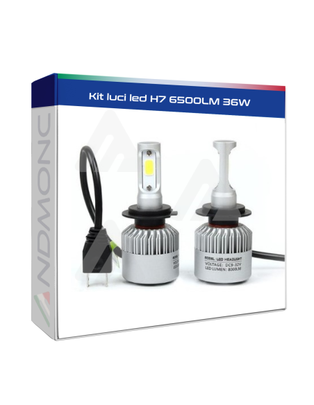 Kit luci led H7 6500LM 36W