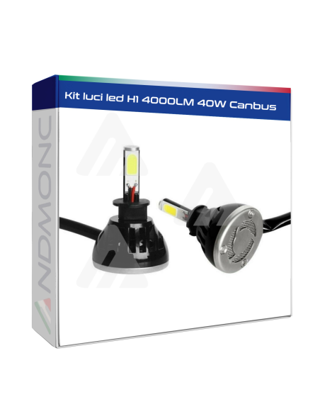 Kit luci led H1 4000LM 40W Canbus