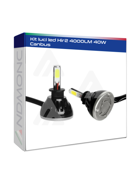 Kit luci led Hir2 4000LM 40W Canbus