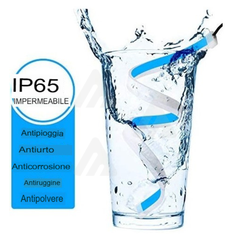 2pz Strisce LED Auto luci Diurne DRL + Frecce