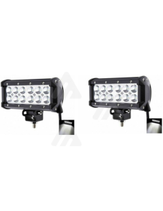 2x faro faretti LED supplementari fuoristrada 12 LED 36W... 2