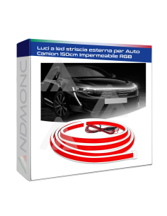 Luci a led striscia esterna per Auto Camion 150cm...