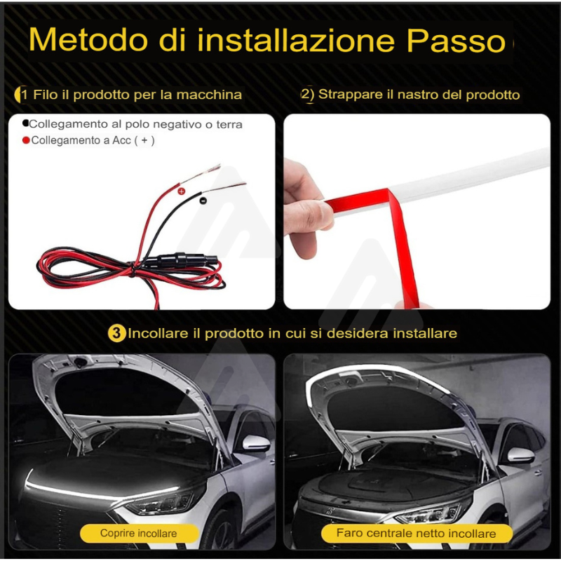 Luci a led striscia esterna per Auto Camion...