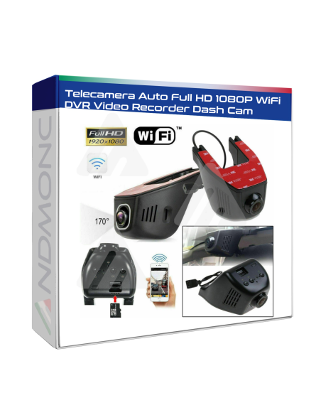 Telecamera Auto Full HD 1080P WiFi DVR Video Recorder Dash Cam