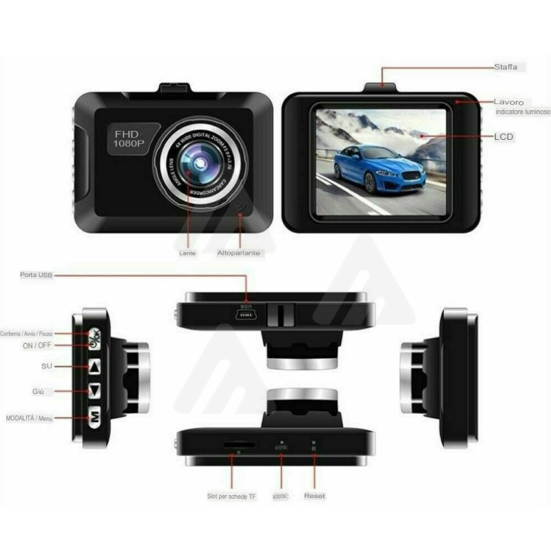 mini telecamera per dvr auto full hd 1080p