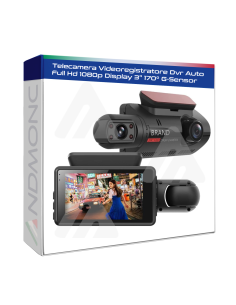 Telecamera Videoregistratore Dvr Auto Full Hd 1080p...