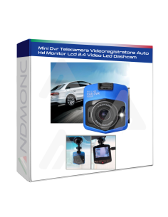 Mini Dvr Telecamera Videoregistratore Auto Hd Monitor Lcd...