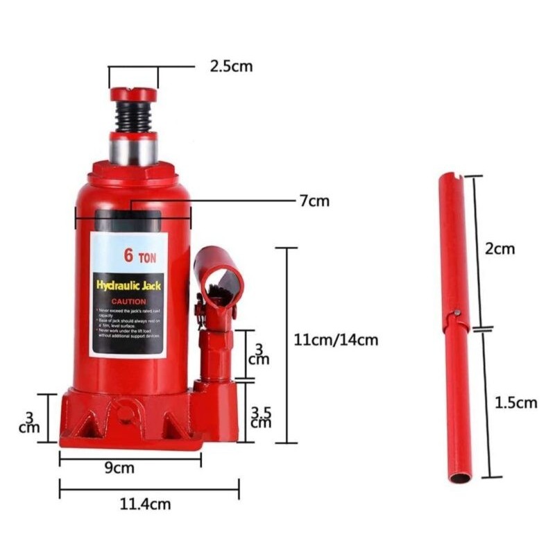 Cric sollevatore auto 6 t