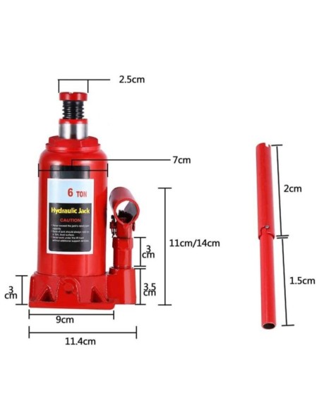 Cric sollevatore auto 6 t