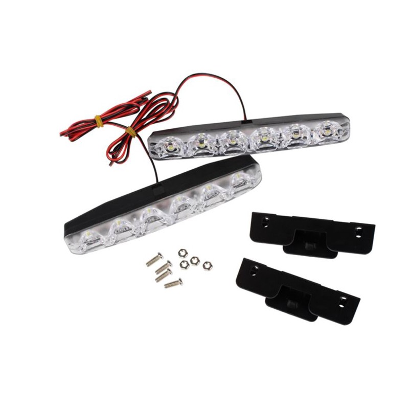2x fari Fendinebbia luce di striscia LED