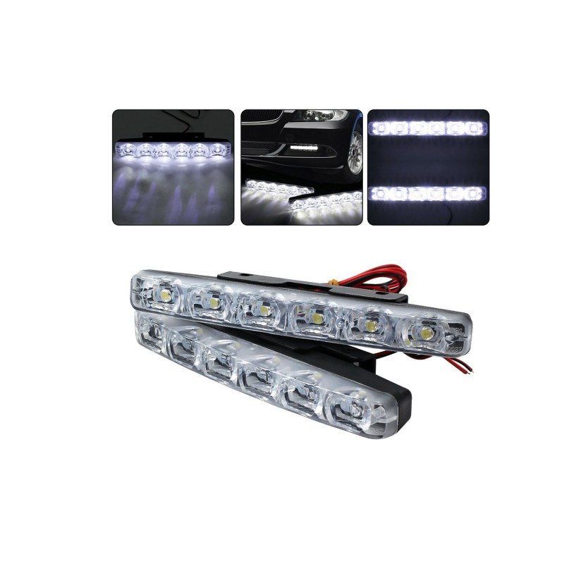2x fari Fendinebbia luce di striscia LED
