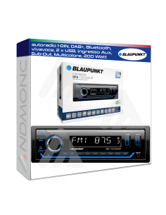 Blaupunkt autoradio 1-DIN, DAB+, Bluetooth, vivavoce, 2 x...