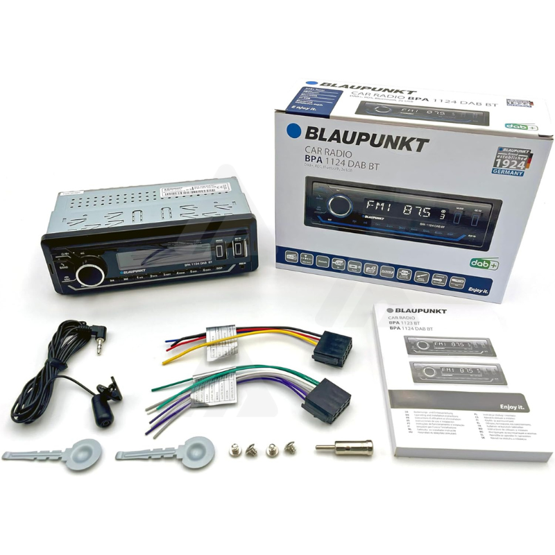 Blaupunkt autoradio 1-DIN, DAB+, Bluetooth,...
