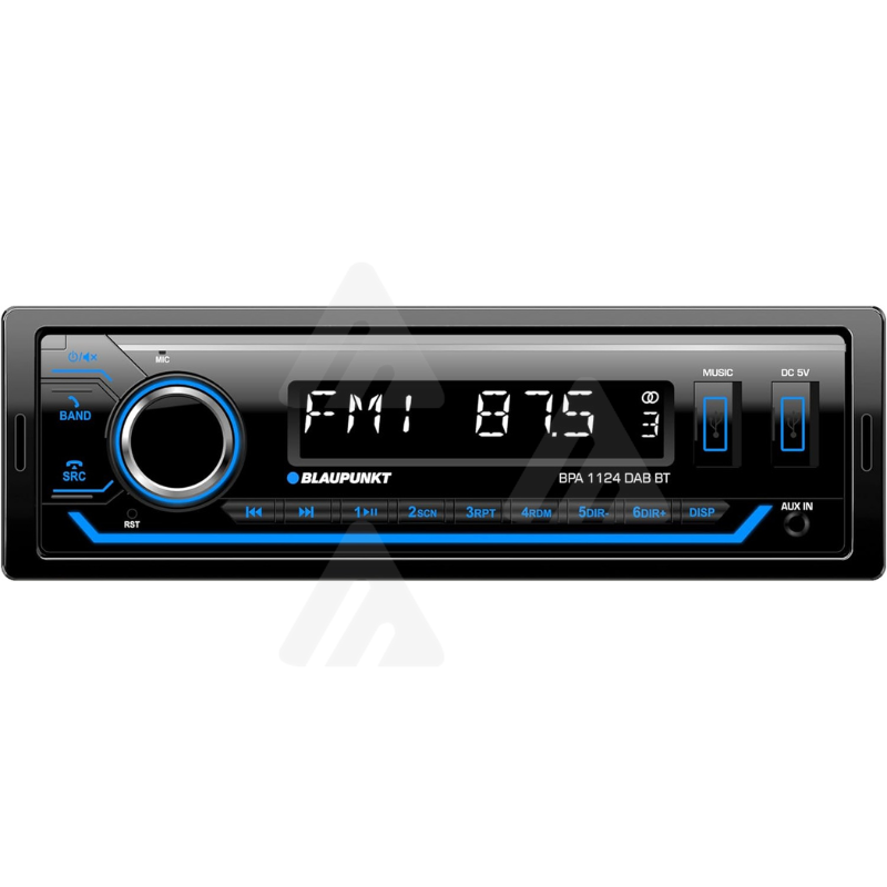 Blaupunkt autoradio 1-DIN, DAB+, Bluetooth,...