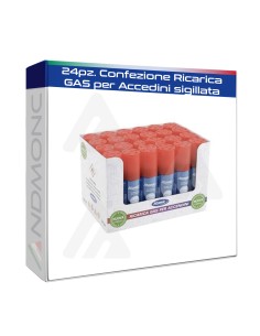 24pz. Confezione Ricarica GAS per Accedini sigillata