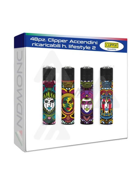48pz. Clipper Accendini ricaricabili h. lifestyle 2