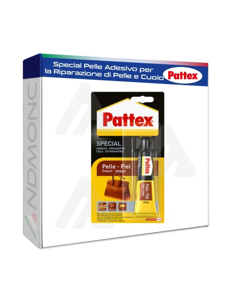 Pattex Special Pelle, Adesivo per la Riparazione di Pelle e Cuoio 3x 30g