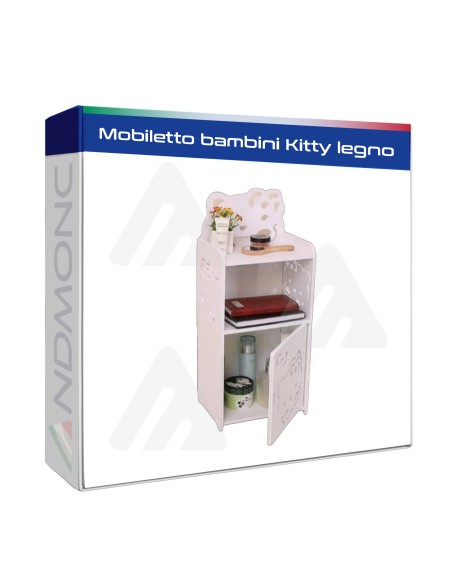 Mobiletto bambini Kitty legno