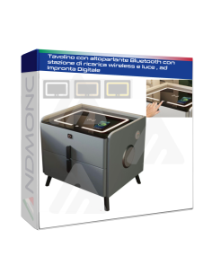 Tavolino con altoparlante Bluetooth , comodino...