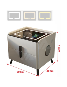 Tavolino con altoparlante Bluetooth , comodino... 2