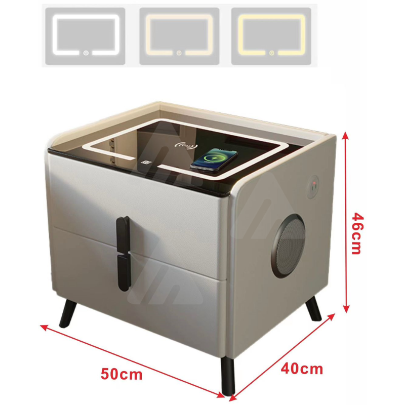 Tavolino con altoparlante Bluetooth , comodino...